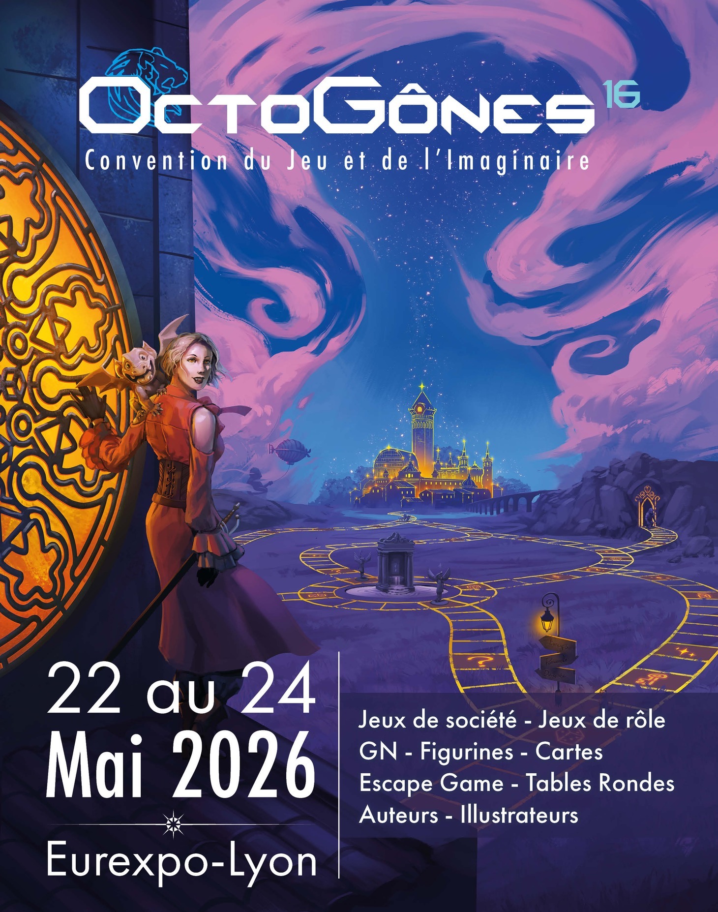 La Convention OctoGônes dévoile son affiche, et ses nouvelles dates !
